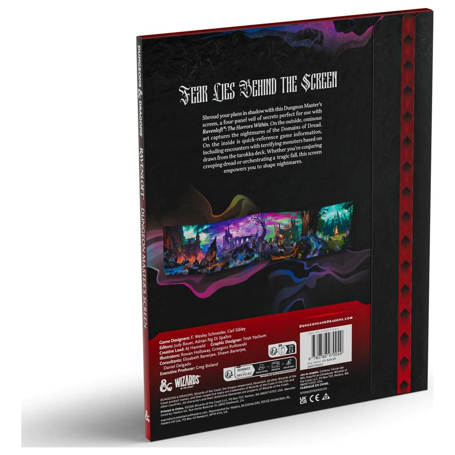 Dungeons & Dragons RPG Ravenloft: The Horrors Within Dungeon Master's Screen *angleška različica* fotografija izdelka