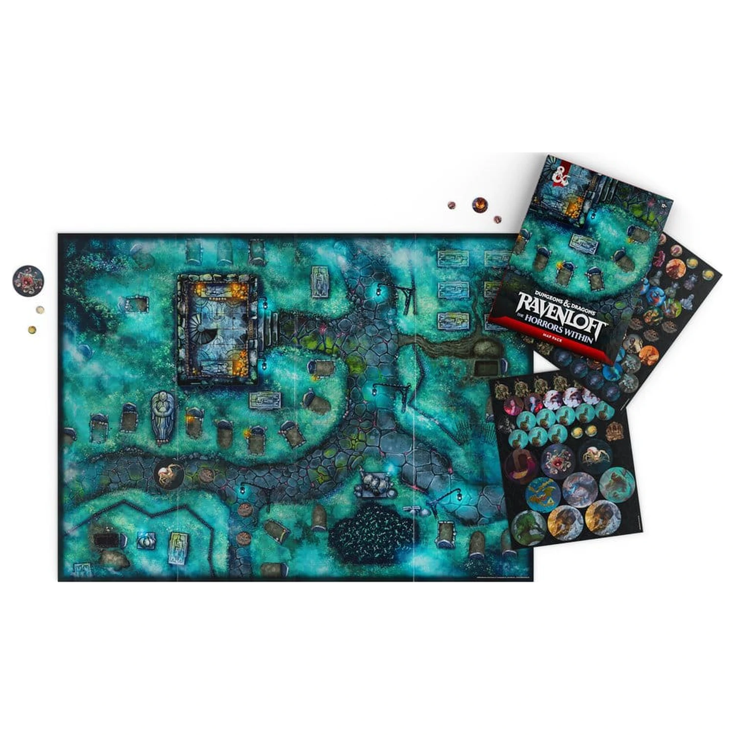 Dungeons & Dragons RPG Ravenloft: The Horrors Within Map Pack angleška različica fotografija izdelka