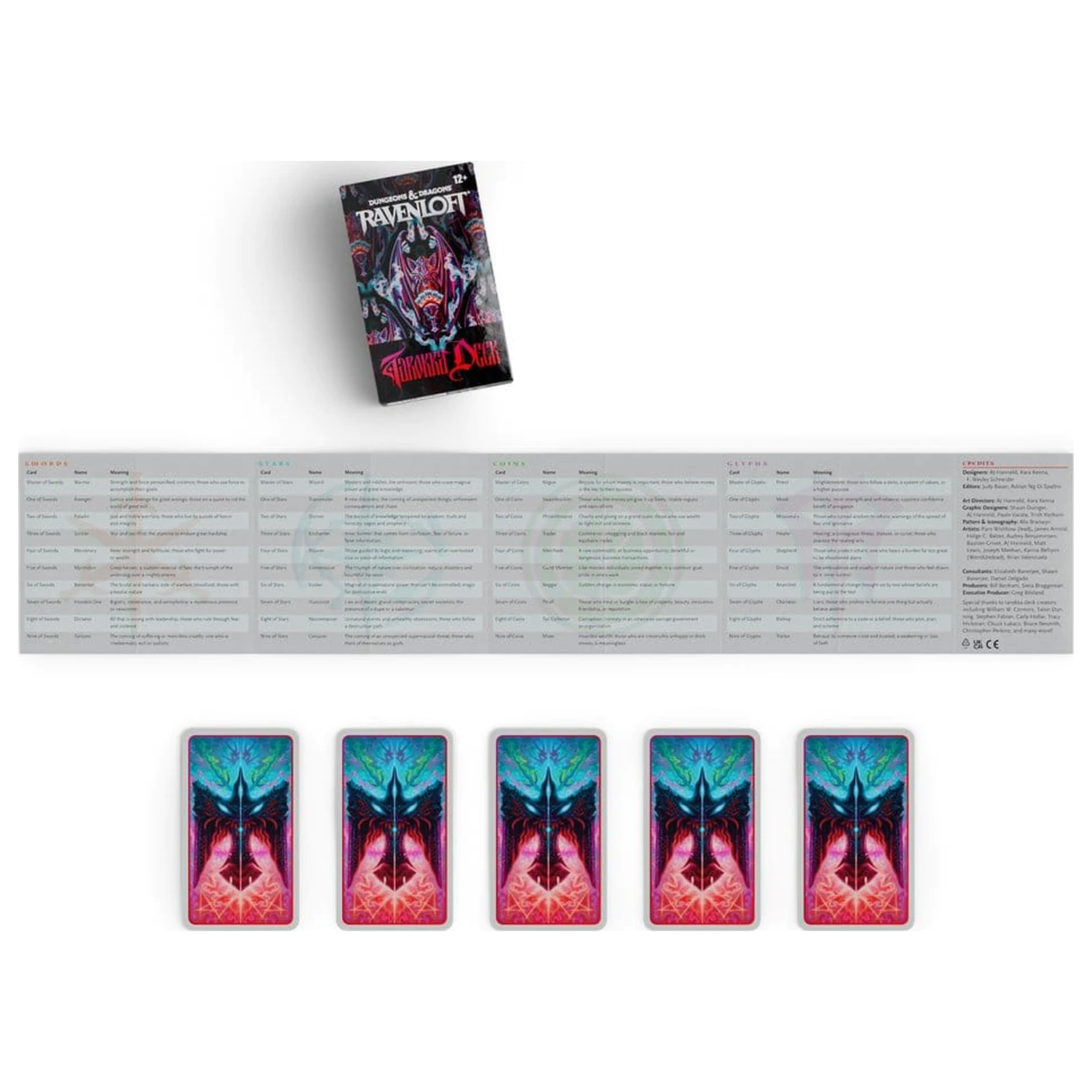 Dungeons & Dragons RPG Ravenloft: The Horrors Within Tarokka komplet kart *angleška različica* fotografija izdelka