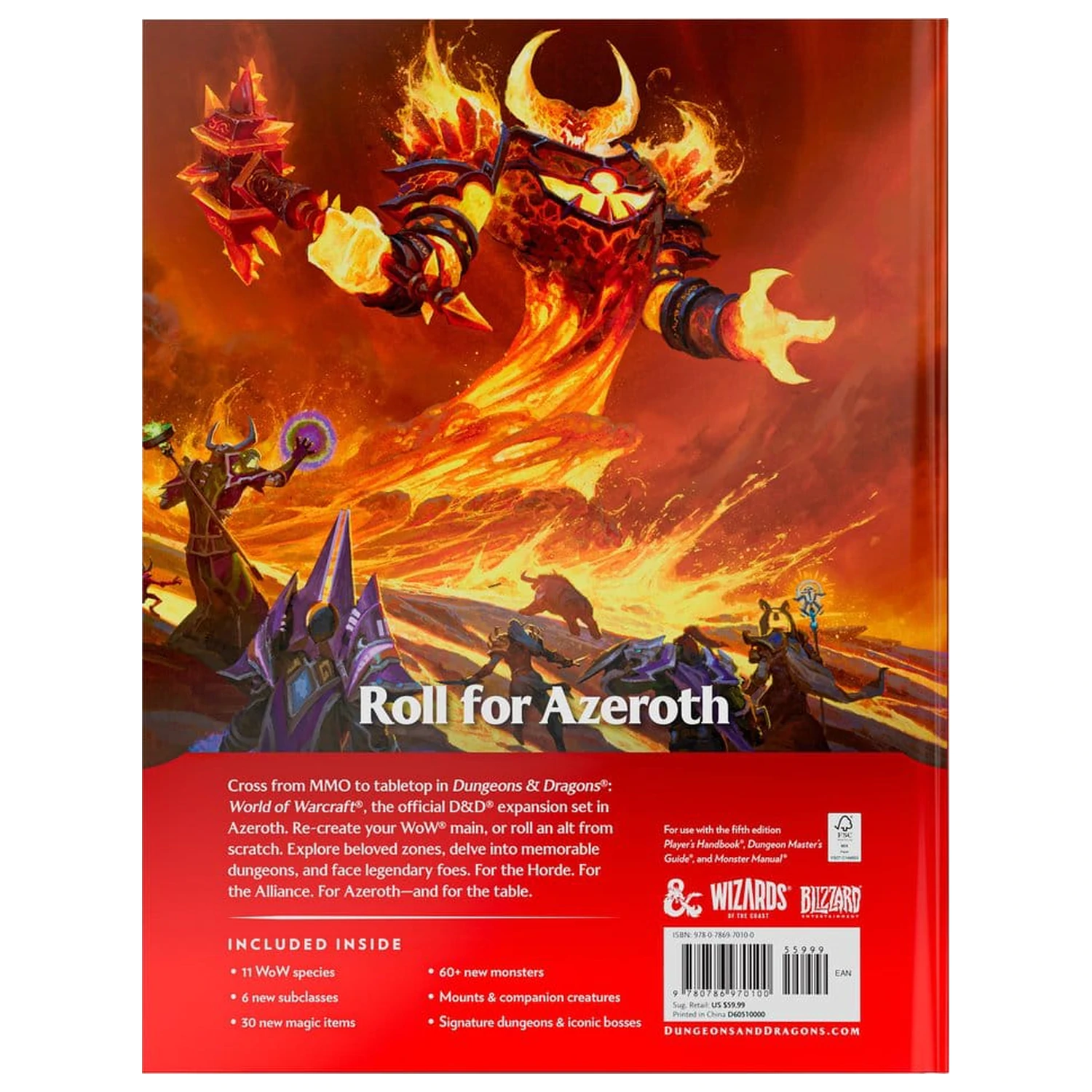 Dungeons & Dragons RPG World of Warcraft Knjiga *Angleška verzija* fotografija izdelka