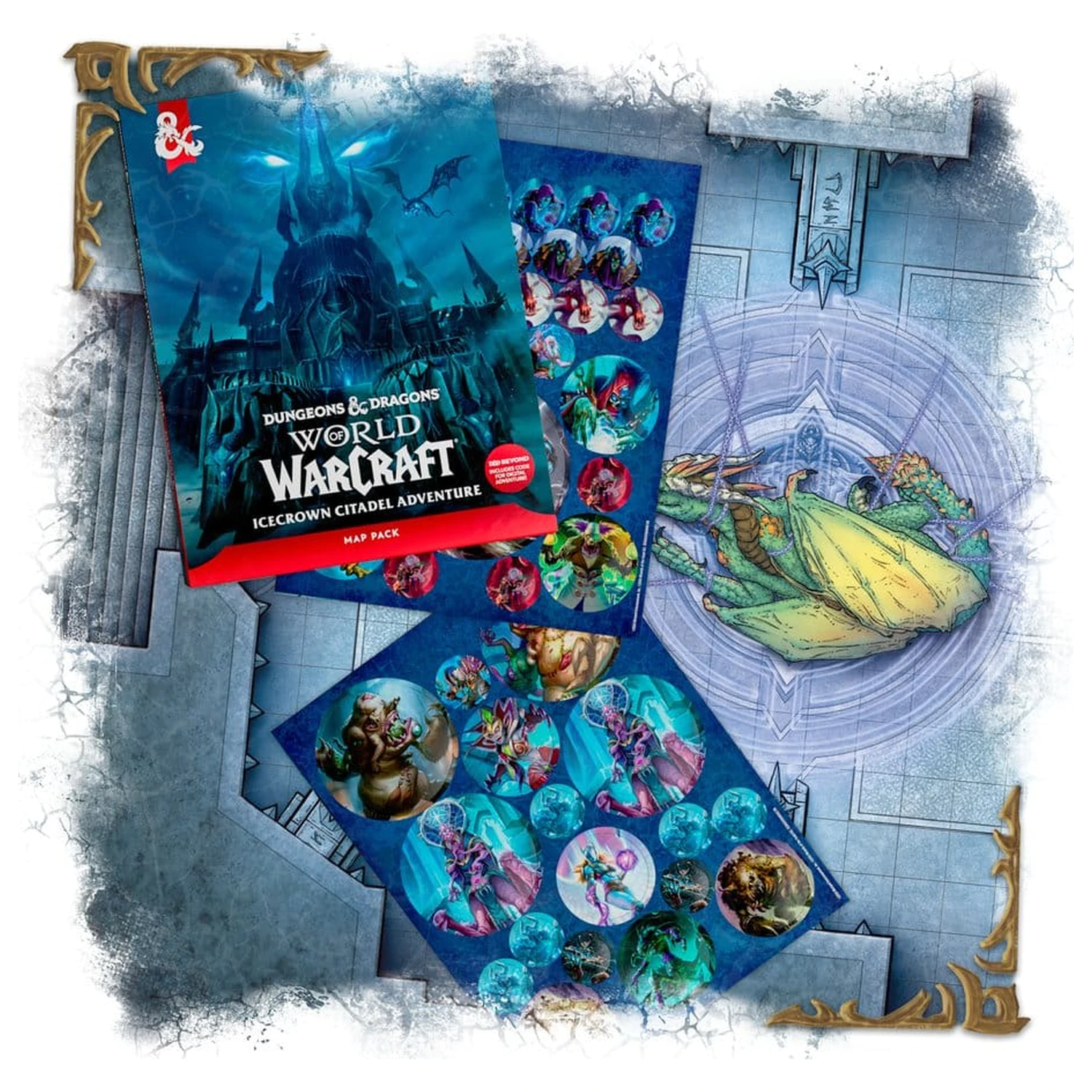 Dungeons & Dragons RPG World of Warcraft: Icecrown Citadel Adventure Map Pack *angleška različica* fotografija izdelka