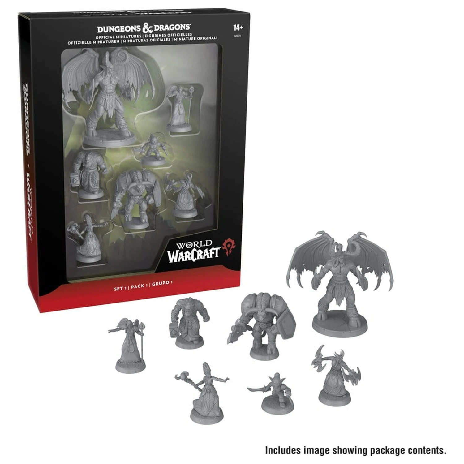 Dungeons & Dragons x World of Warcraft Set 1 miniaturnih figuric fotografija izdelka