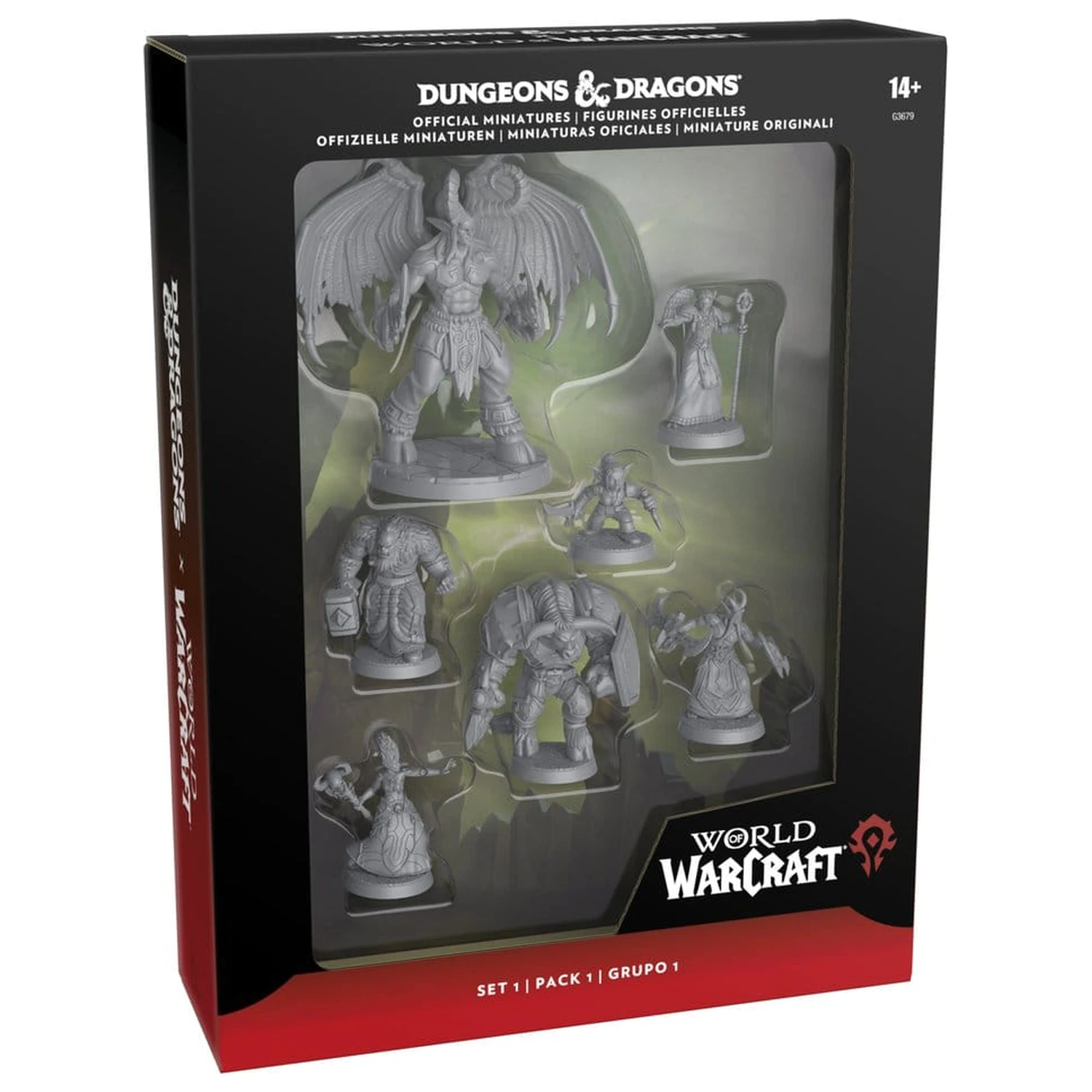 Dungeons & Dragons x World of Warcraft Set 1 miniaturnih figuric fotografija izdelka