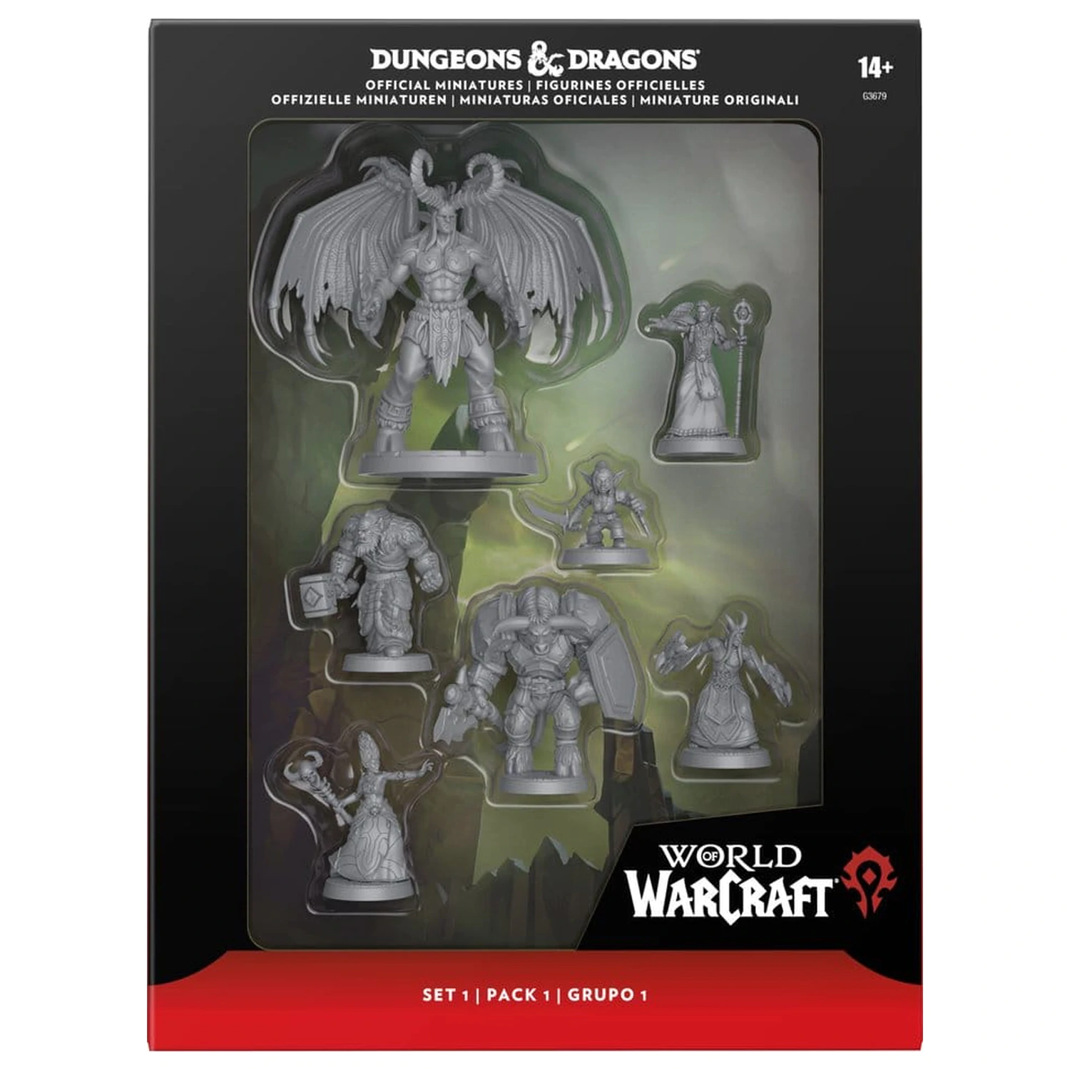 Dungeons & Dragons x World of Warcraft Set 1 miniaturnih figuric fotografija izdelka