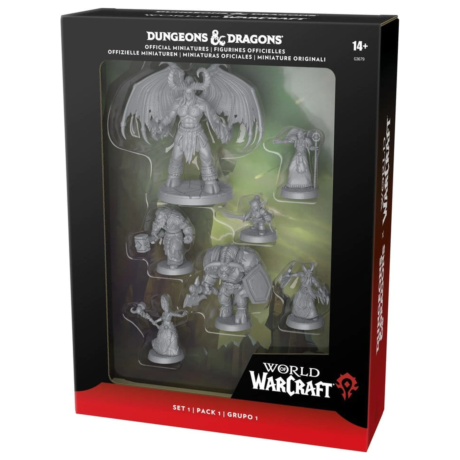 Dungeons & Dragons x World of Warcraft Set 1 miniaturnih figuric fotografija izdelka