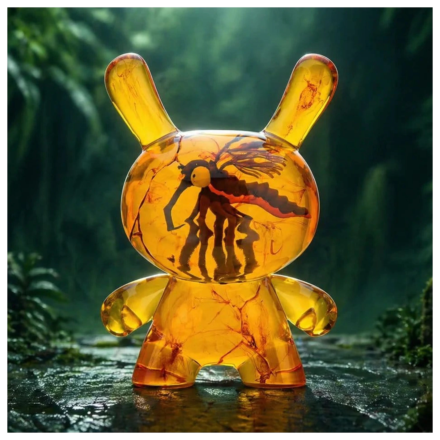 Dunny Art Toy smolnata figura Amber 20 cm fotografija izdelka