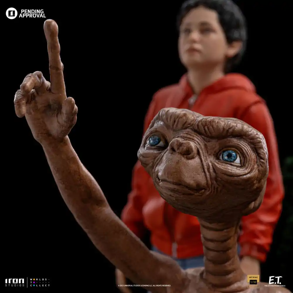 E.T. The Extra-Terrestrial Deluxe Art Scale Kip 1/10 E.T., Elliot and Gertie 19 cm fotografija izdelka