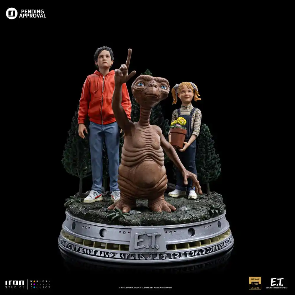 E.T. The Extra-Terrestrial Deluxe Art Scale Kip 1/10 E.T., Elliot and Gertie 19 cm fotografija izdelka