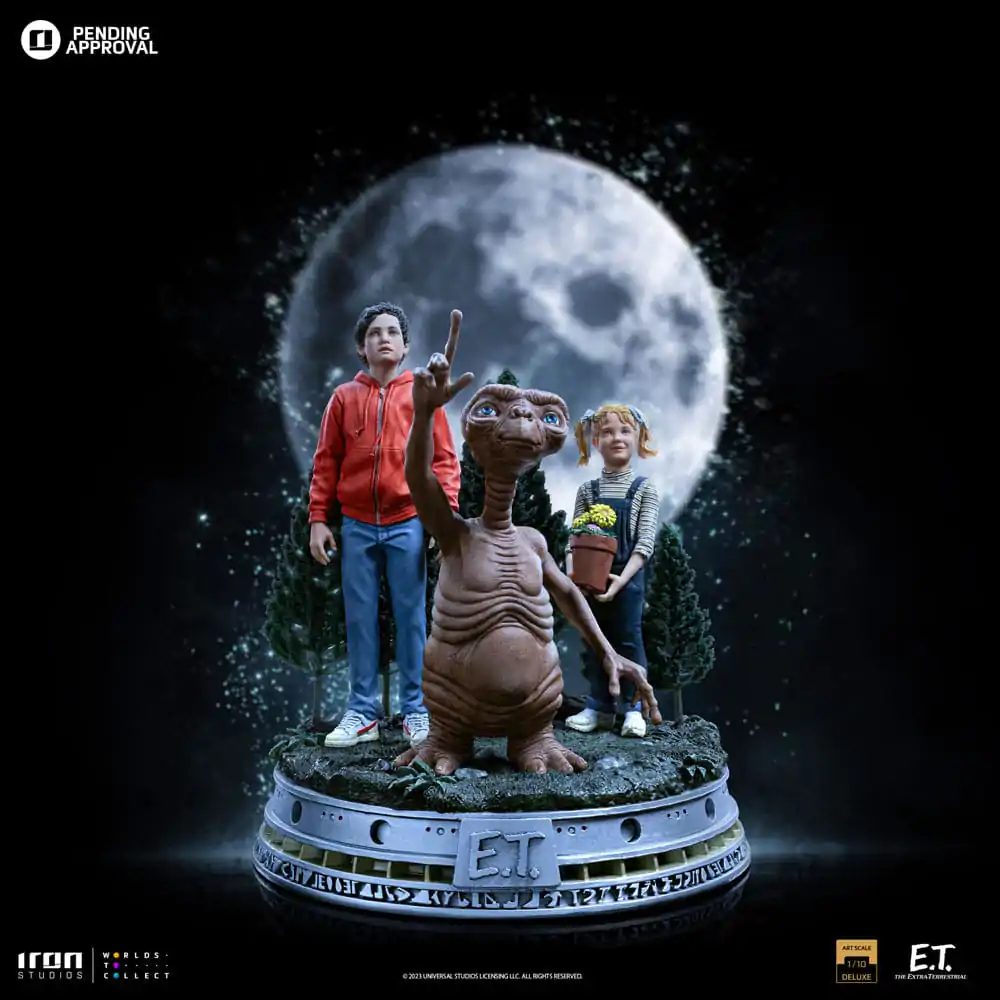 E.T. The Extra-Terrestrial Deluxe Art Scale Kip 1/10 E.T., Elliot and Gertie 19 cm fotografija izdelka