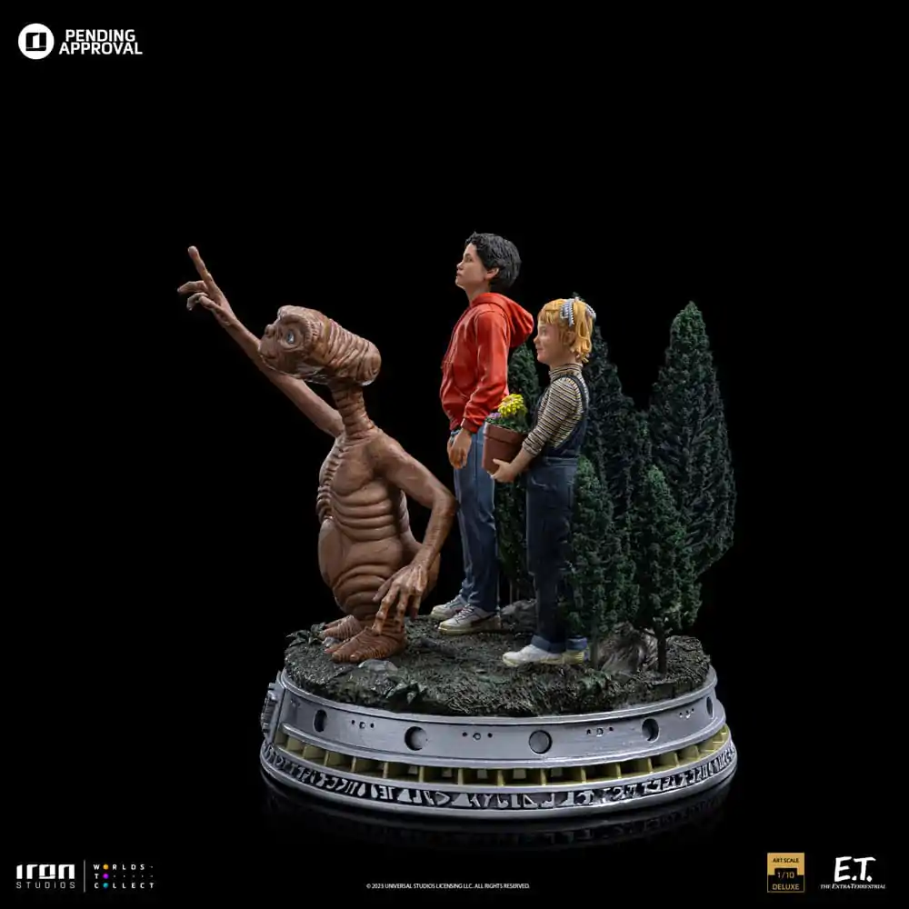 E.T. The Extra-Terrestrial Deluxe Art Scale Kip 1/10 E.T., Elliot and Gertie 19 cm fotografija izdelka