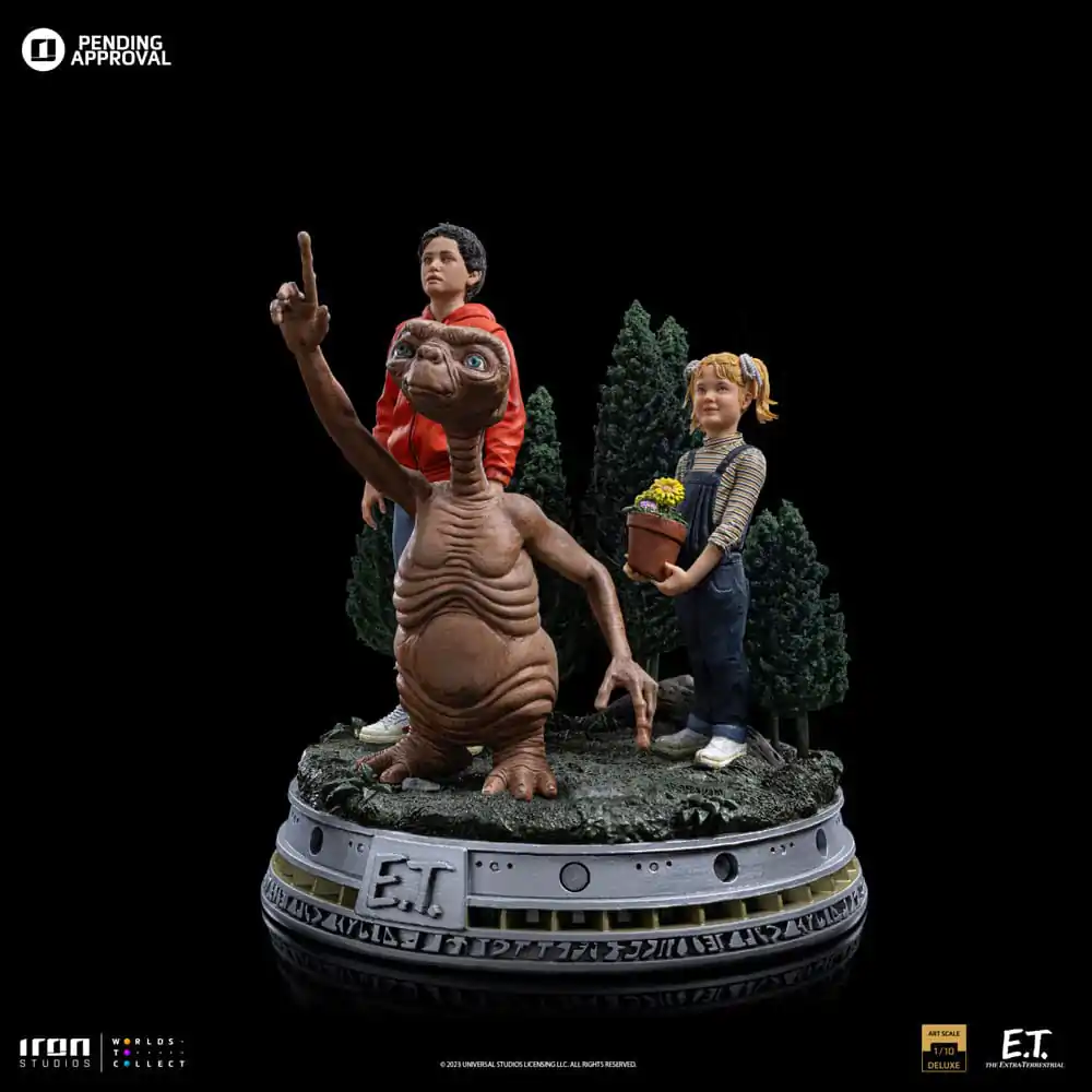 E.T. The Extra-Terrestrial Deluxe Art Scale Kip 1/10 E.T., Elliot and Gertie 19 cm fotografija izdelka