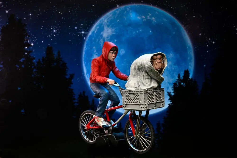 E.T. the Extra-Terrestrial Action Figure Elliott & E.T. na kolesu 13 cm fotografija izdelka