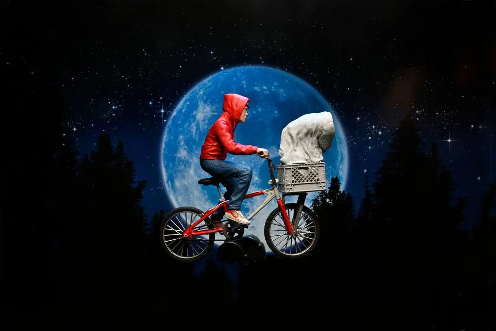 E.T. the Extra-Terrestrial Action Figure Elliott & E.T. na kolesu 13 cm fotografija izdelka