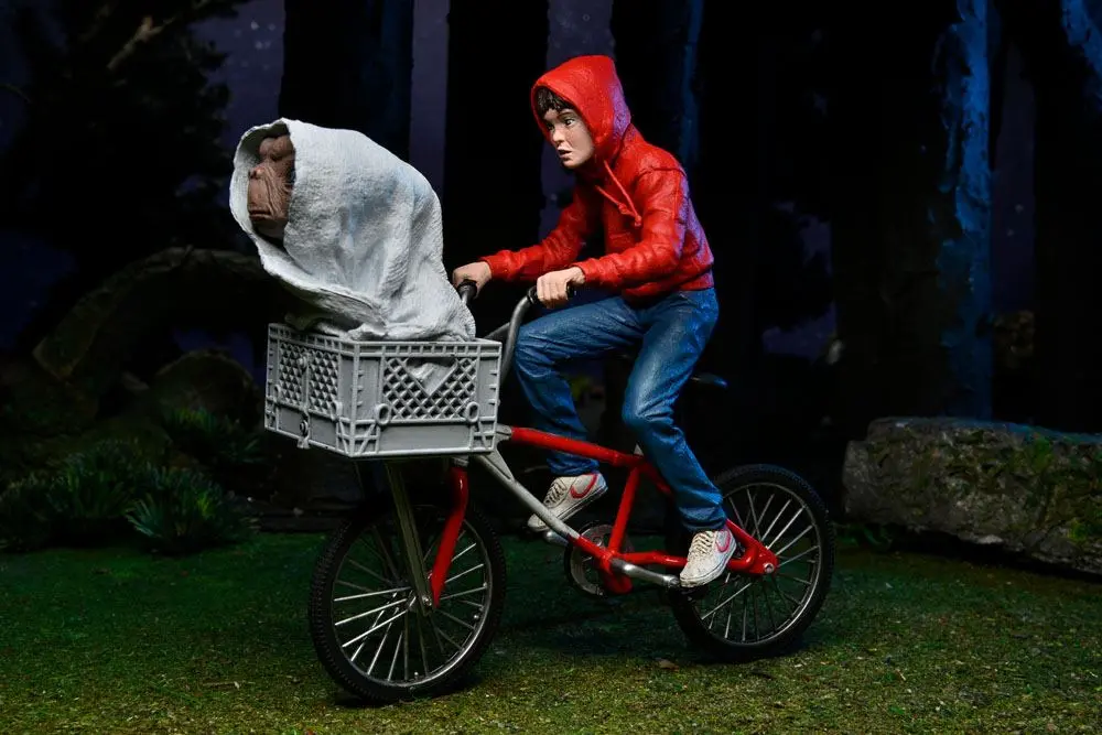 E.T. the Extra-Terrestrial Action Figure Elliott & E.T. na kolesu 13 cm fotografija izdelka
