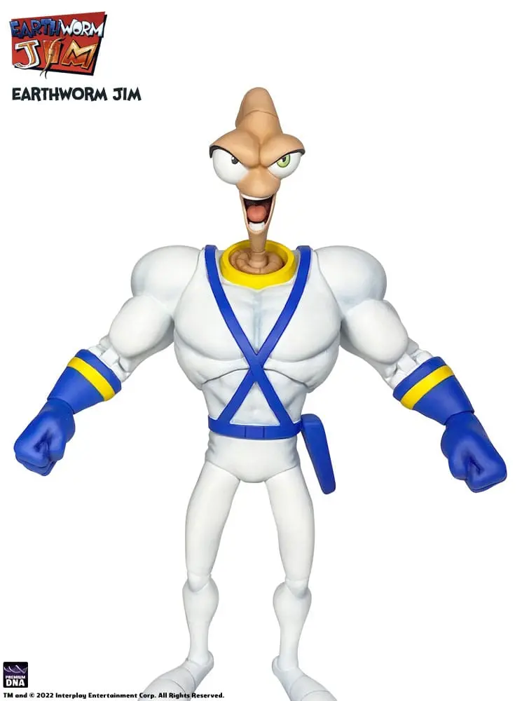 Earthworm Jim Accessory Pack Wave 1: Worm Body & Jim Glave fotografija izdelka