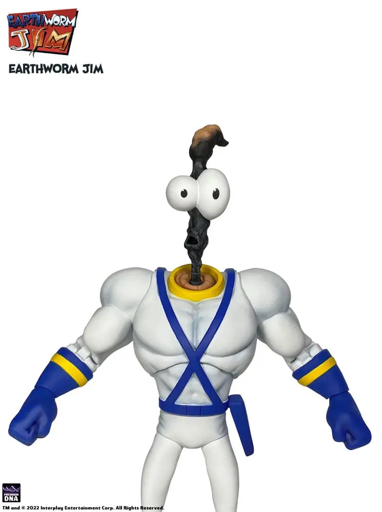 Earthworm Jim Accessory Pack Wave 1: Worm Body & Jim Glave fotografija izdelka