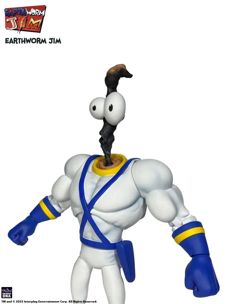 Earthworm Jim Accessory Pack Wave 1: Worm Body & Jim Glave fotografija izdelka