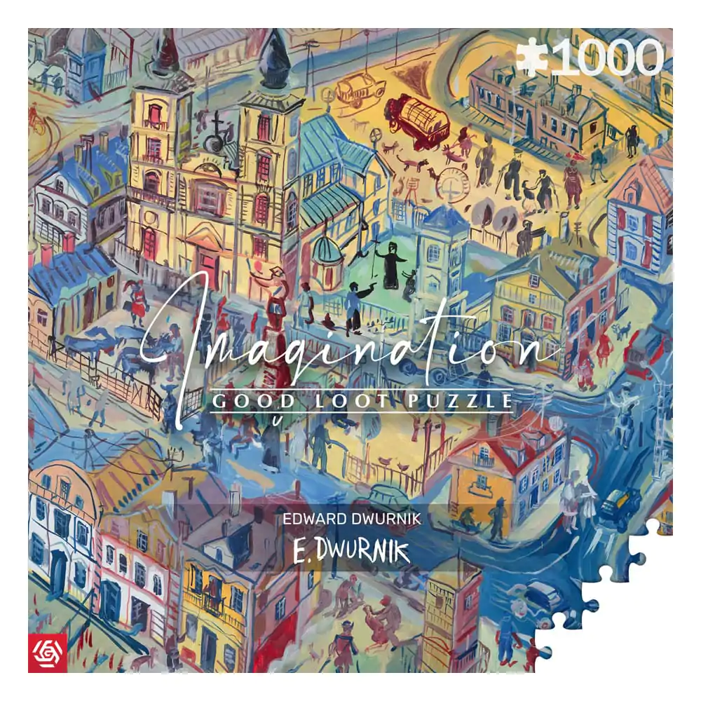 Edward Dwurnik Imagination Puzzle Radzymin (1000 kosov) fotografija izdelka