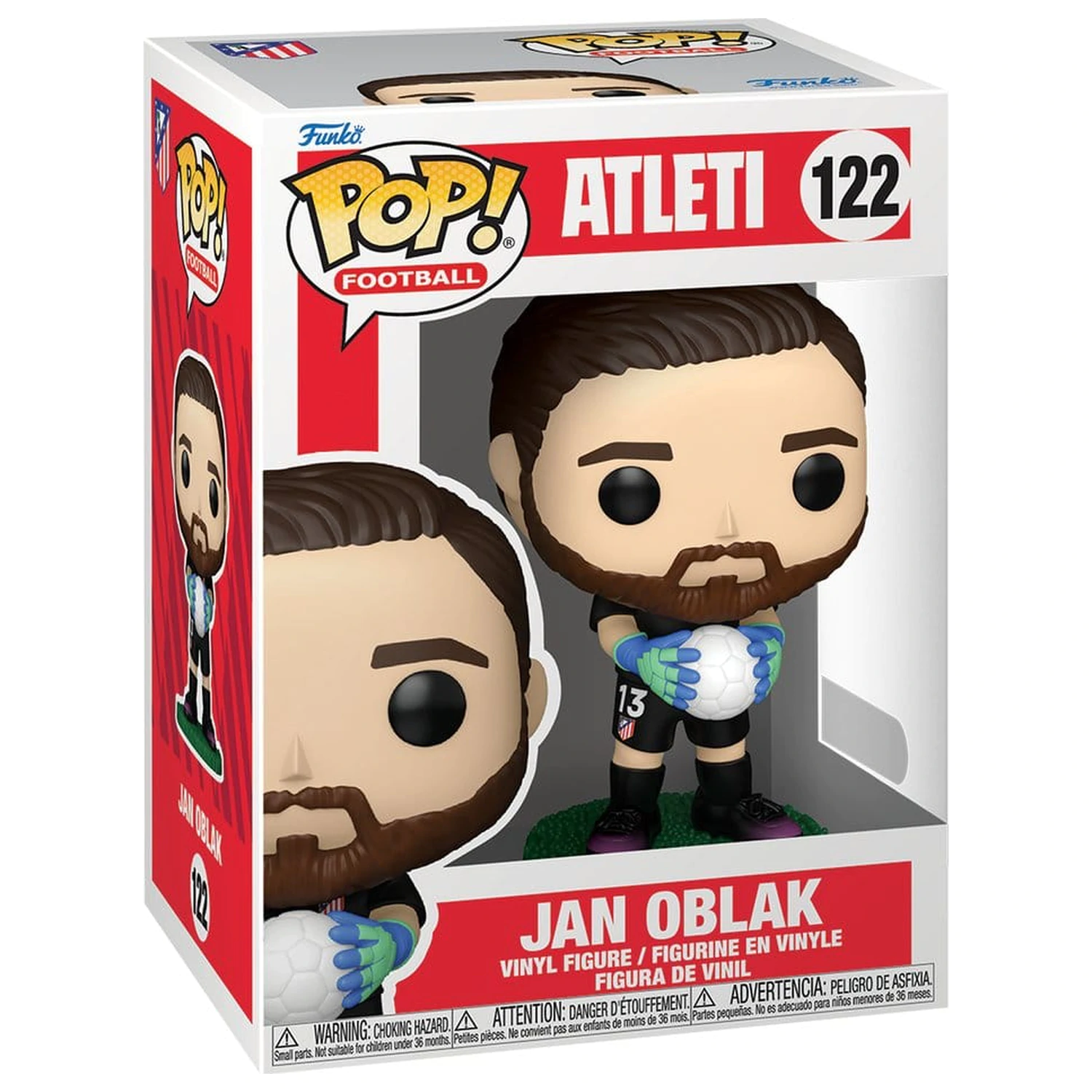 EFL Funko POP! MLS vinilna figura Atletico Madrid - Jan Oblak 9 cm fotografija izdelka