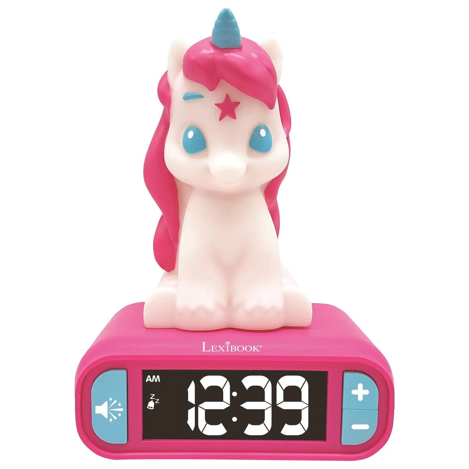 Unicorn 3D nočna lučka digitalna budilka fotografija izdelka