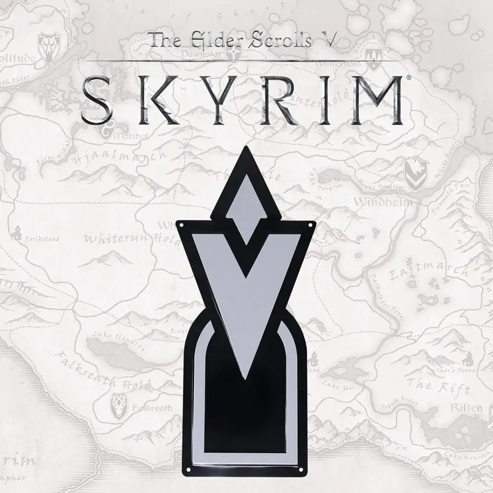 Elder Scrolls Skyrim Tin Sign Skyrim Quest Marker - pločevinasta tabla fotografija izdelka