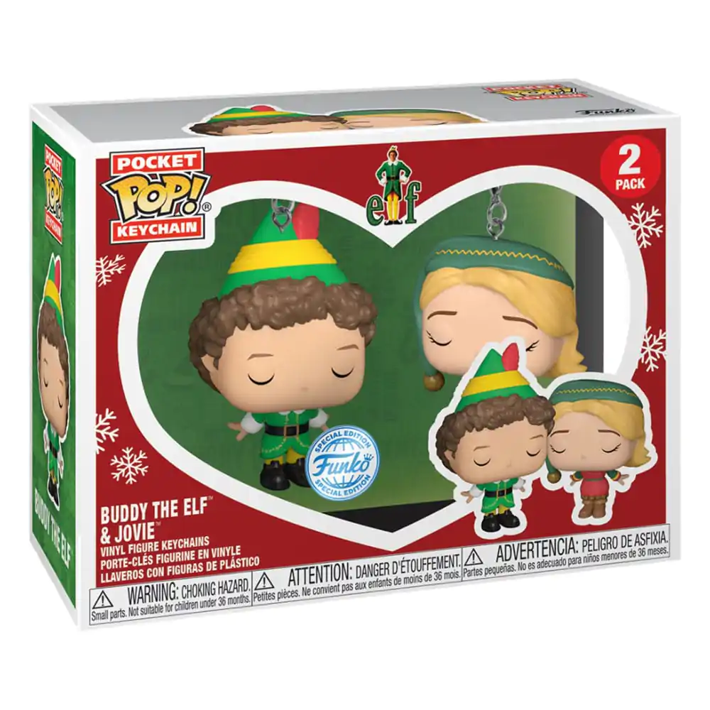 Elf POP! Vinyl obesek za ključe 2-Pack Buddy & Jovie 4 cm fotografija izdelka