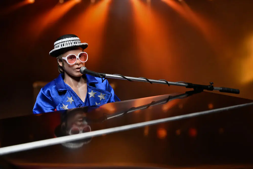 Elton John Clothed Akcijska Figura Live in '76 Deluxe Set 20 cm fotografija izdelka