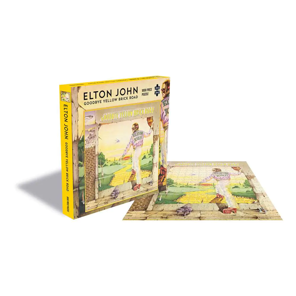 Elton John Rock Saws Puzzle sestavljanka Goodbye Yellow Brick Road (1000 kosov) fotografija izdelka