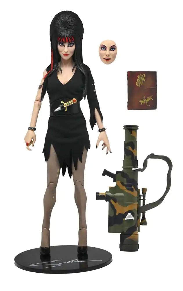 Elvira: Mistress of the Dark Oblečena akcijska figura Commando Elvira 20 cm fotografija izdelka