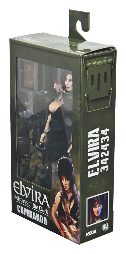 Elvira: Mistress of the Dark Oblečena akcijska figura Commando Elvira 20 cm fotografija izdelka