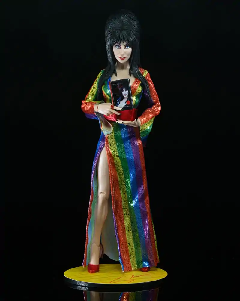 Elvira, Mistress of the Dark Oblečena akcijska figura Over the Rainbow Elvira 20 cm fotografija izdelka