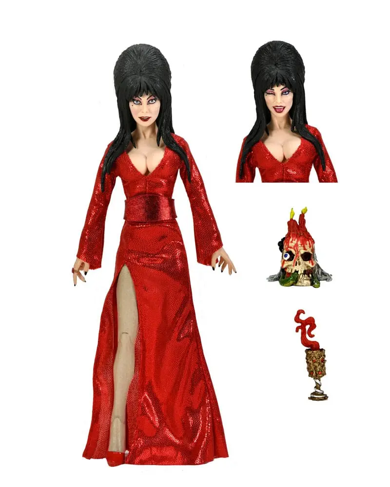 Elvira, Mistress of the Dark Oblečena akcijska figura Red, Fright, and Boo 20 cm fotografija izdelka