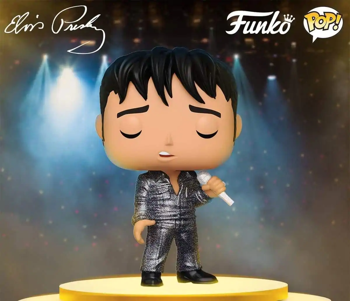 Elvis Presley Funko POP! Rocks Vinyl Figura '68ComebackSpecial(DGLT) 9 cm fotografija izdelka