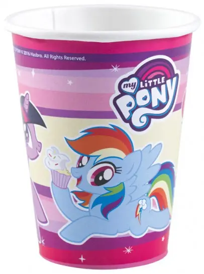 My Little Pony papirnati kozarčki 8 kos 250 ml fotografija izdelka