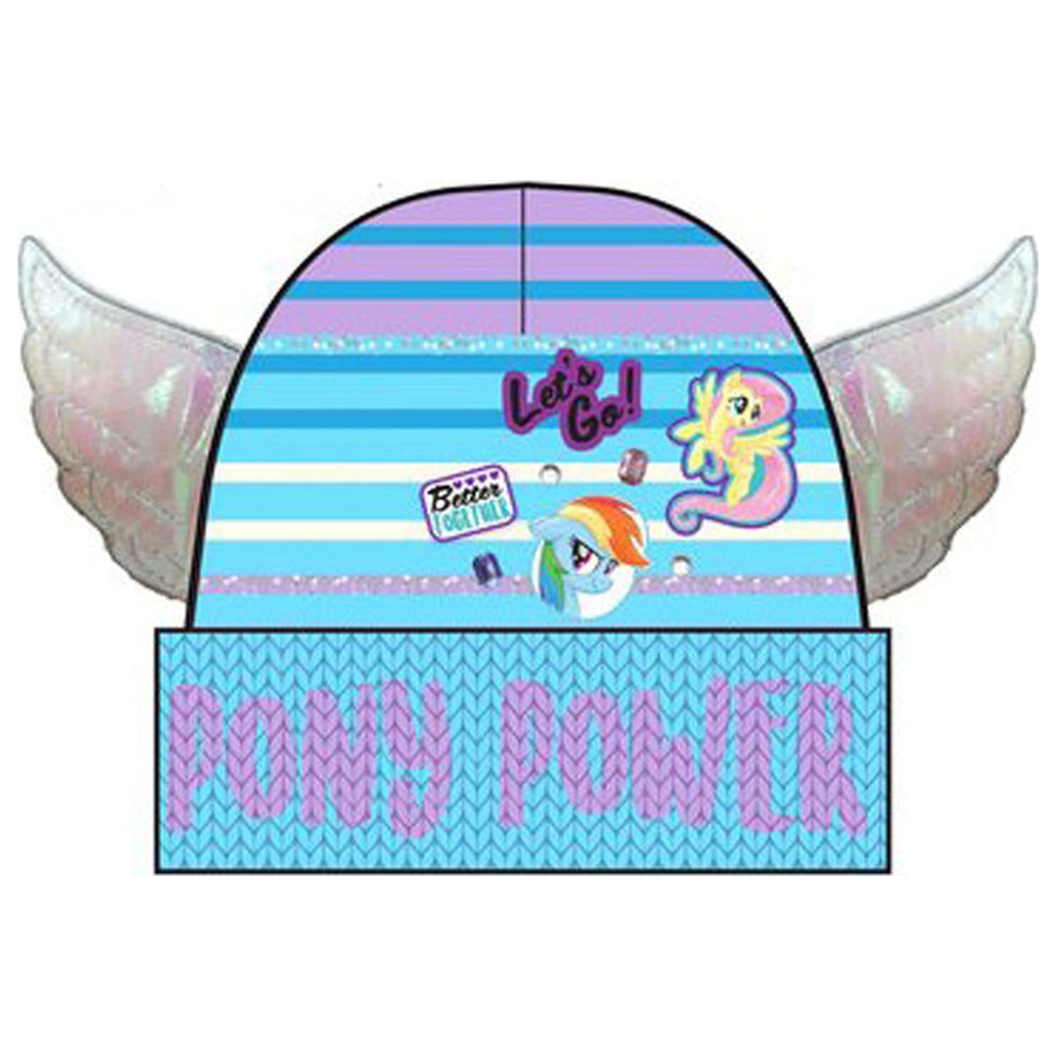 My Little Pony Wings modra otroška kapa 52 cm fotografija izdelka