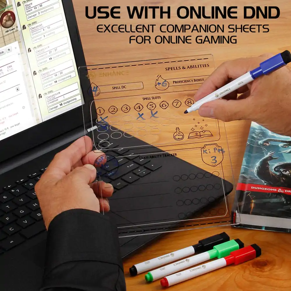 Enhance RPG Series komplet akrilnih listov za like *English Version* fotografija izdelka
