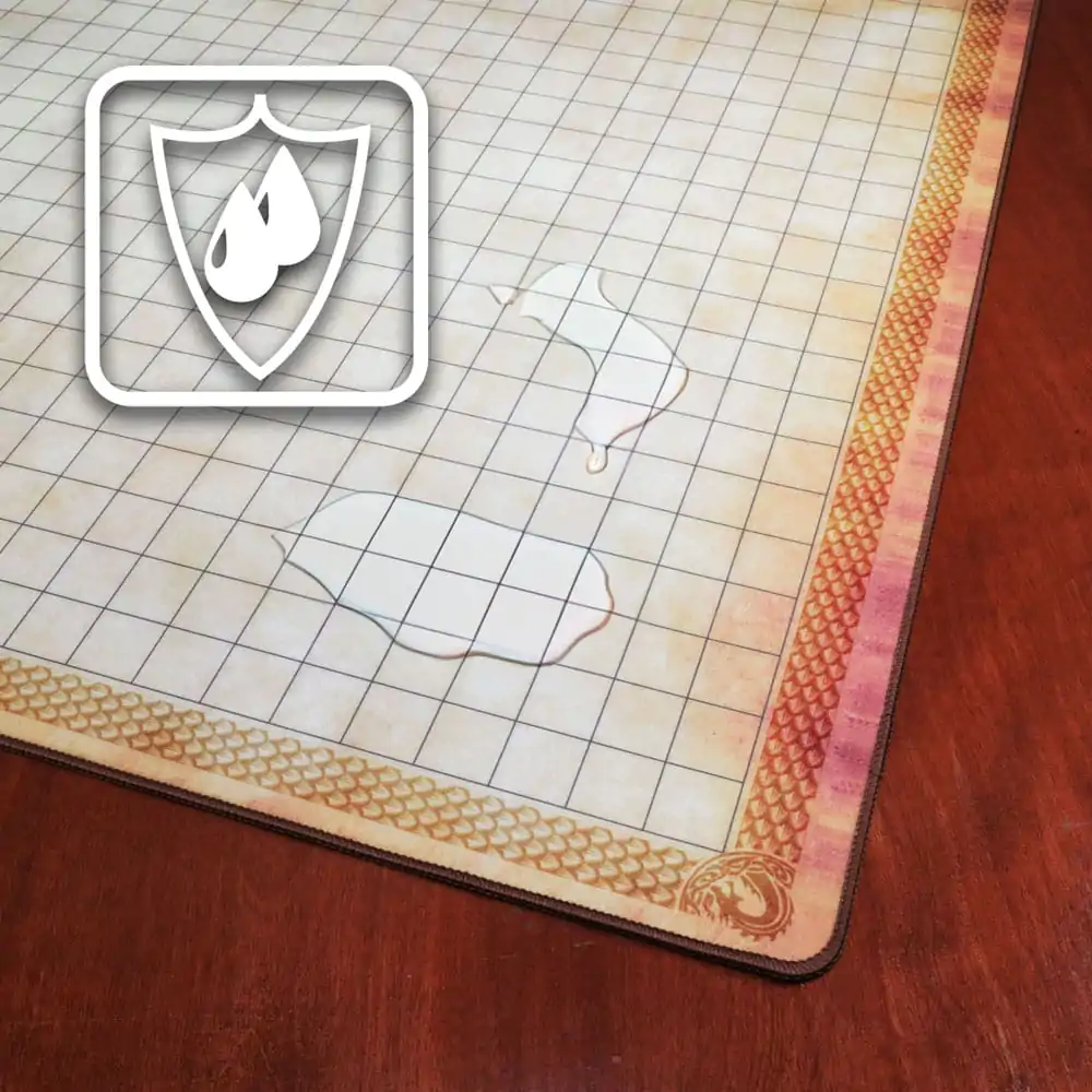 Izboljšana RPG serija Grid Mat Deluxe Edition DnD podloga za igro fotografija izdelka