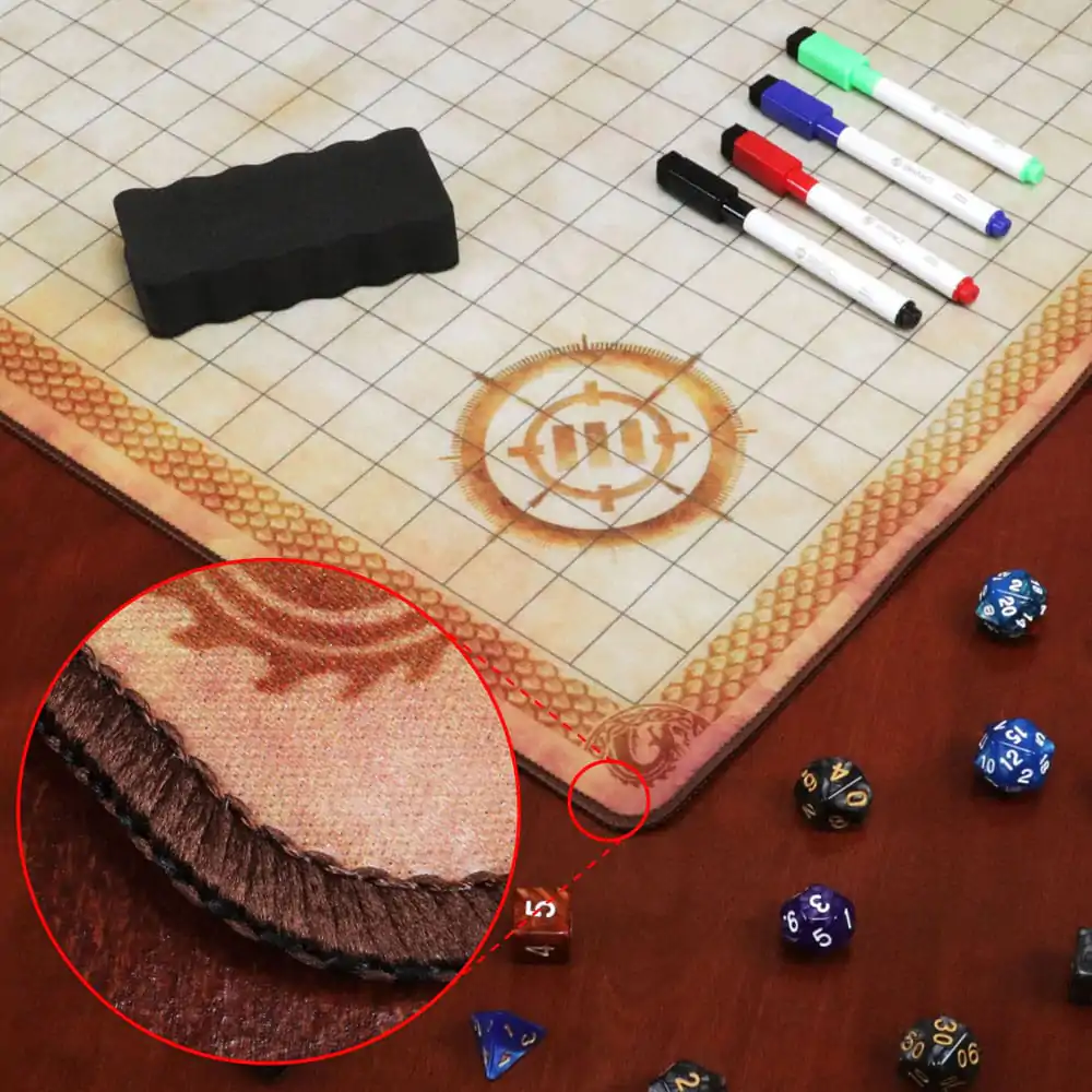 Izboljšana RPG serija Grid Mat Deluxe Edition DnD podloga za igro fotografija izdelka