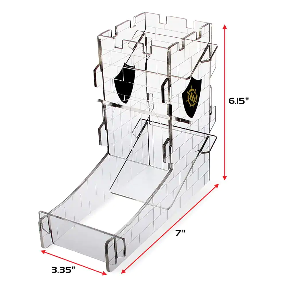 Enhance Tabletop Series Stolp za kocke prozoren fotografija izdelka