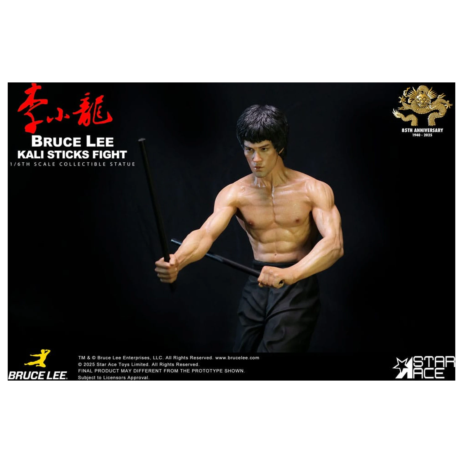 Enter the Dragon Movie Kip 1/6 Bruce Lee Kali Sticks Fight Deluxe kletna različica 30 cm fotografija izdelka