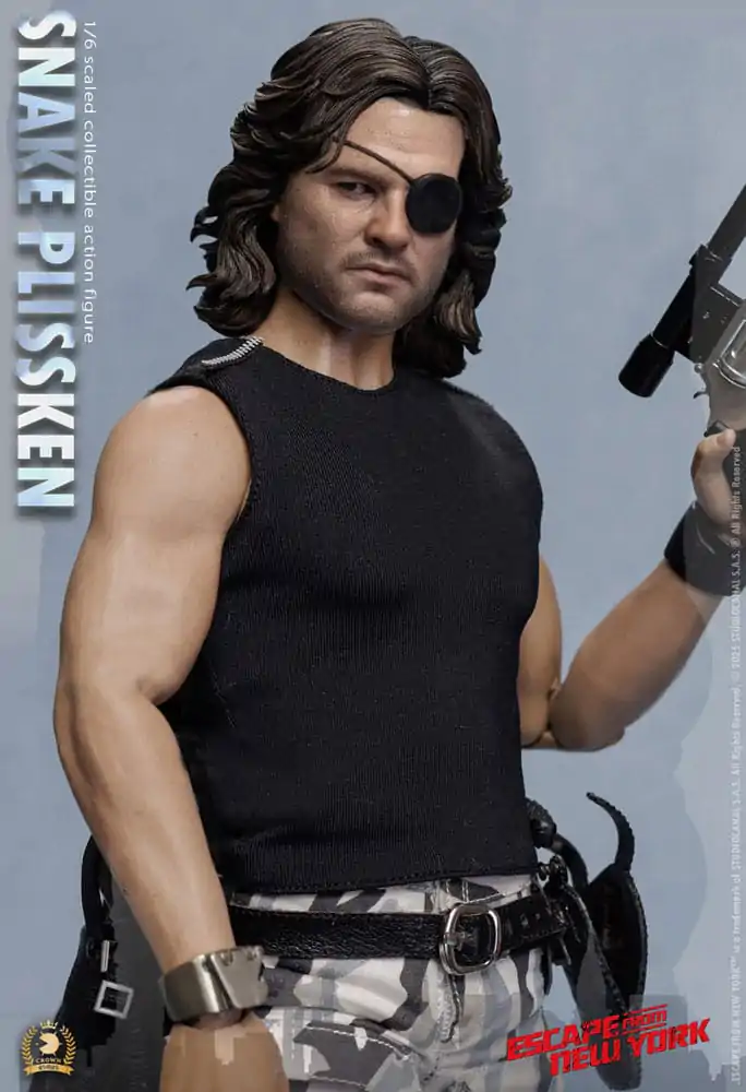 Akčná figúrka Escape from New York Crown Series 1/6 Snake Plissken (Sculpted Hair Version) 30 cm fotografija izdelka