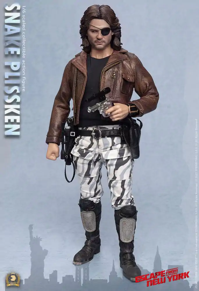 Akčná figúrka Escape from New York Crown Series 1/6 Snake Plissken (Sculpted Hair Version) 30 cm fotografija izdelka
