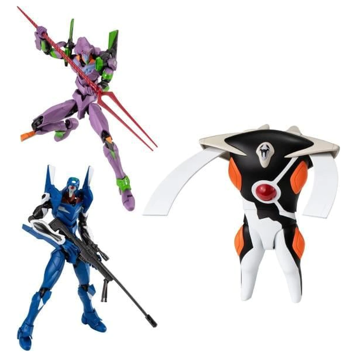 Evangelion 14th Angel Zeruel 3 figurice Set 13cm fotografija izdelka