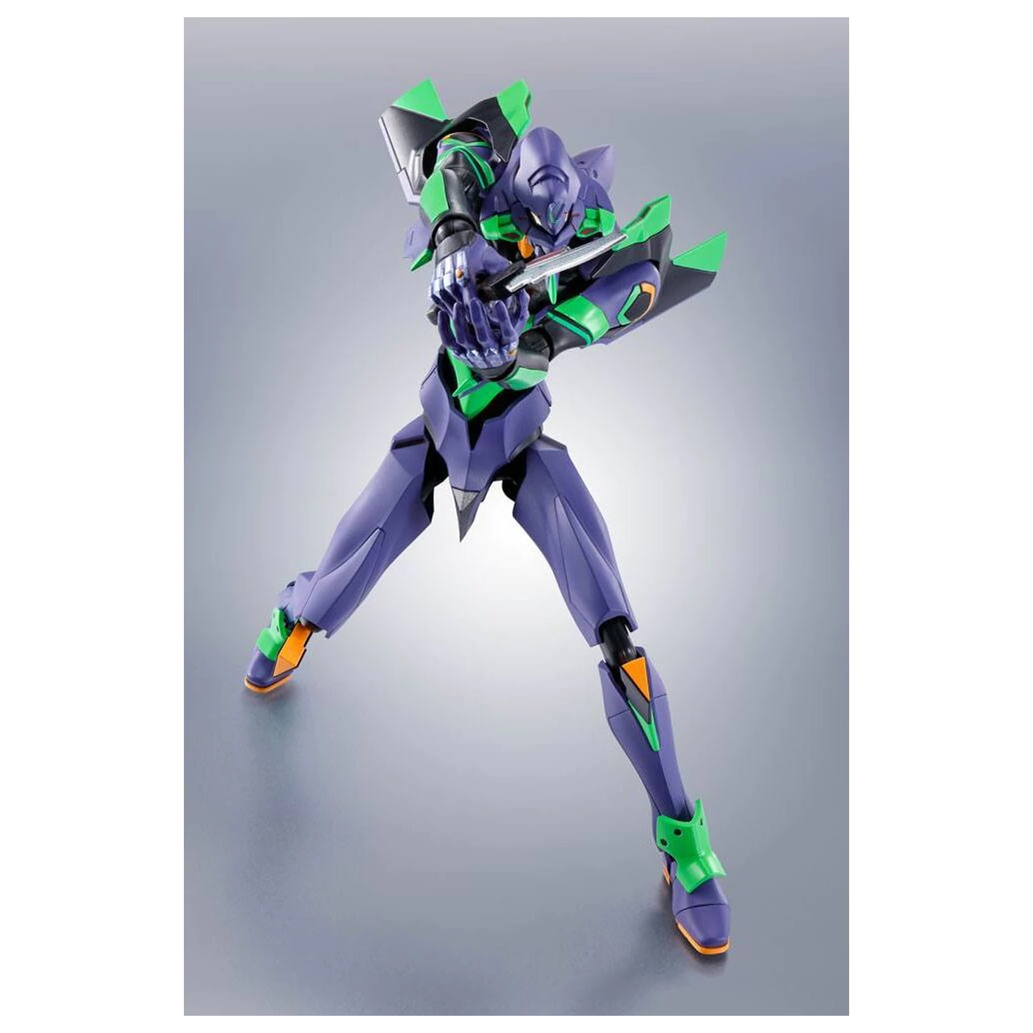 Evangelion: 3.0+1.0 Thrice Upon a Time Evangelion Test Type-01 + Spear of Cassius Renewal Color Edition Reissue figura Robot Spirits 17 cm fotografija izdelka