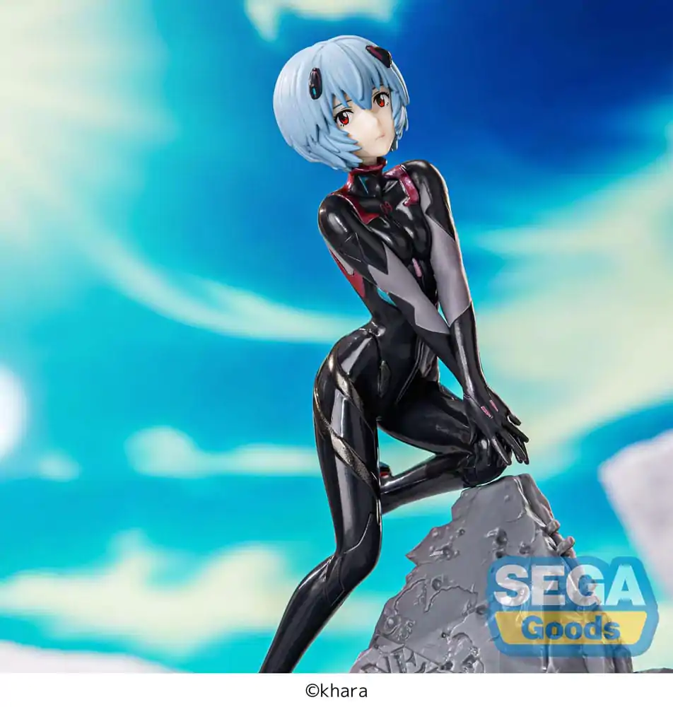 Evangelion: 3.0+1.0 Thrice Upon a Time Luminasta PVC Kip, Vignetteum Tentative Name : Rei Ayanami 30th Anniversary Ver. 19 cm fotografija izdelka