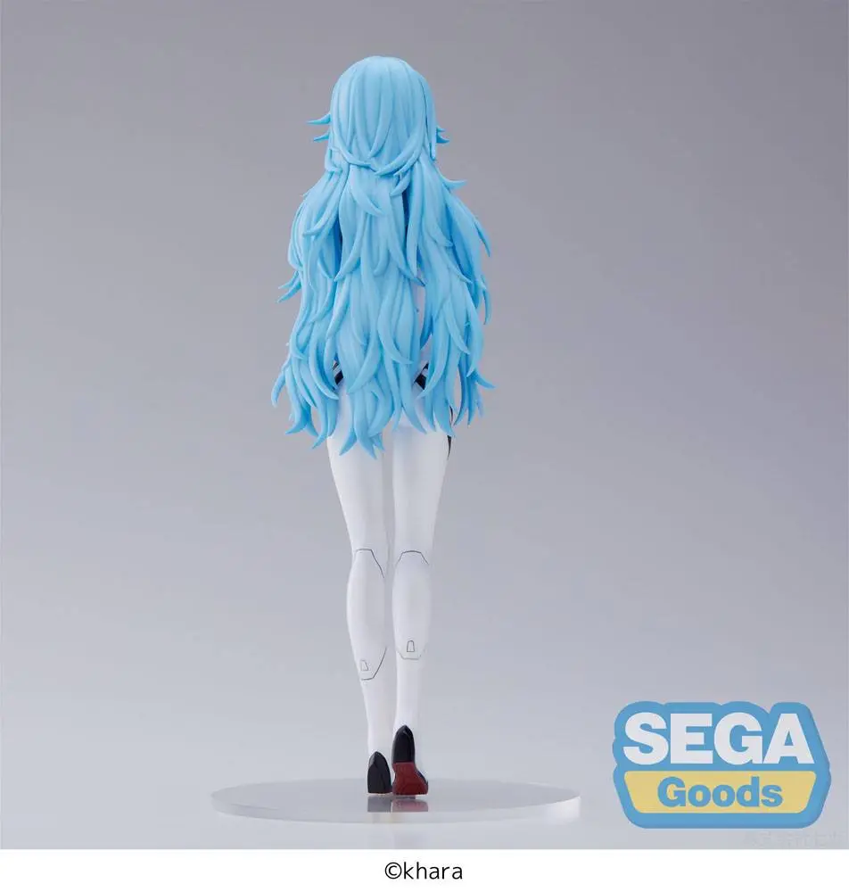 Evangelion: 3.0+1.0 Thrice Upon a Time SPM PVC kip Rei Ayanami Long Hair Ver. 21 cm fotografija izdelka