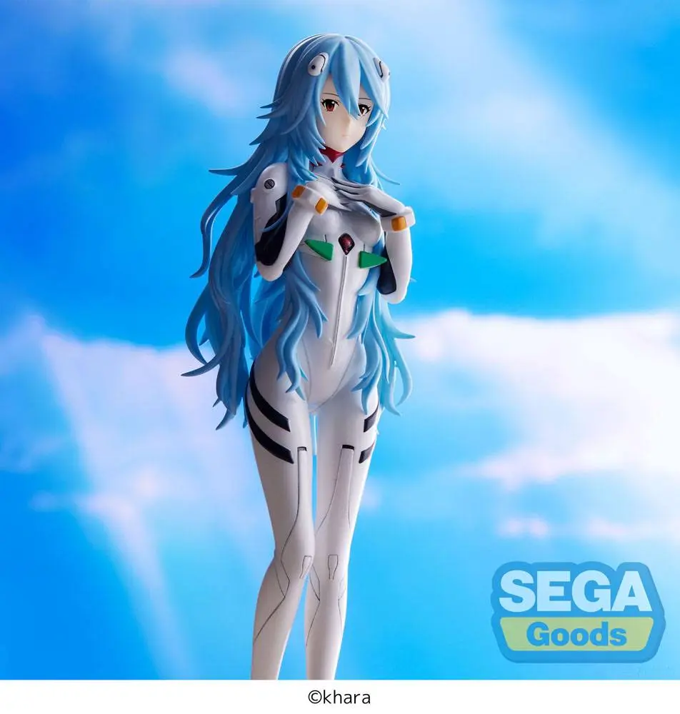 Evangelion: 3.0+1.0 Thrice Upon a Time SPM PVC kip Rei Ayanami Long Hair Ver. 21 cm fotografija izdelka