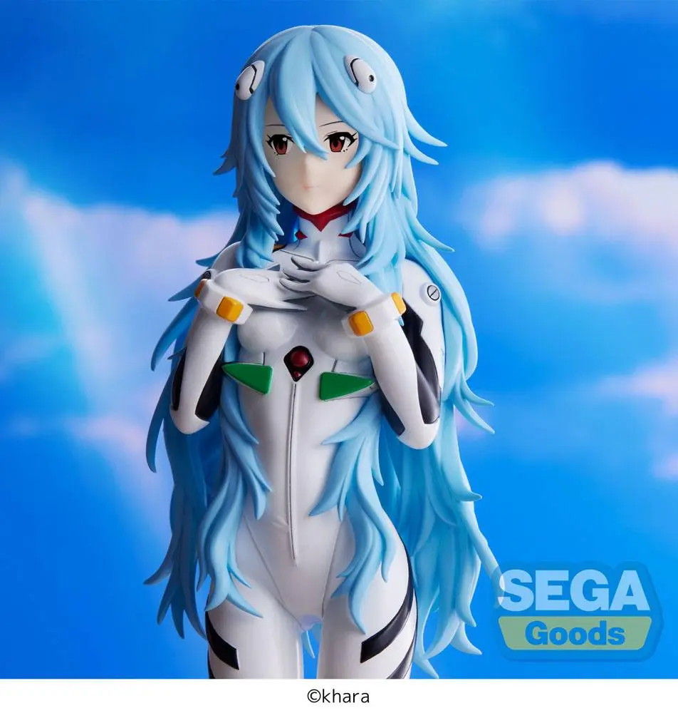 Evangelion: 3.0+1.0 Thrice Upon a Time SPM PVC kip Rei Ayanami Long Hair Ver. 21 cm fotografija izdelka