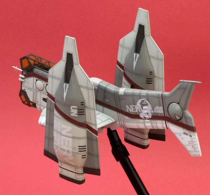 Evangelion: 3.0 Plastični model komplet 1/100 vertikalno vzletno-pristajalno letalo YAGR-N101 19 cm fotografija izdelka
