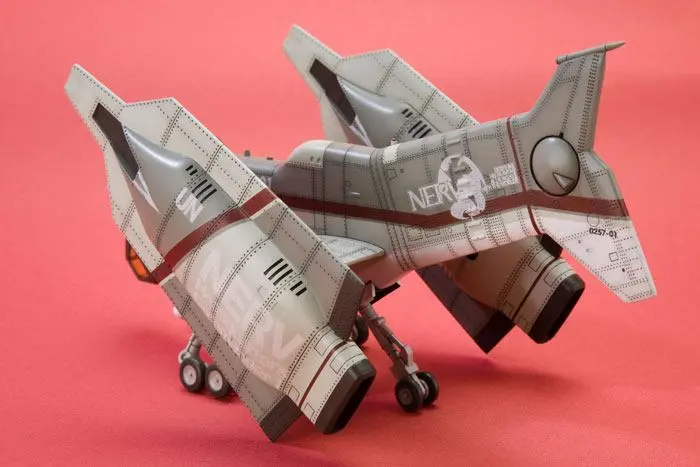 Evangelion: 3.0 Plastični model komplet 1/100 vertikalno vzletno-pristajalno letalo YAGR-N101 19 cm fotografija izdelka